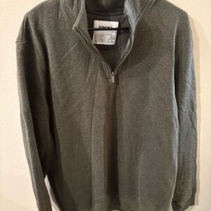 Sonoma Men's Green Half-Zip Sweater